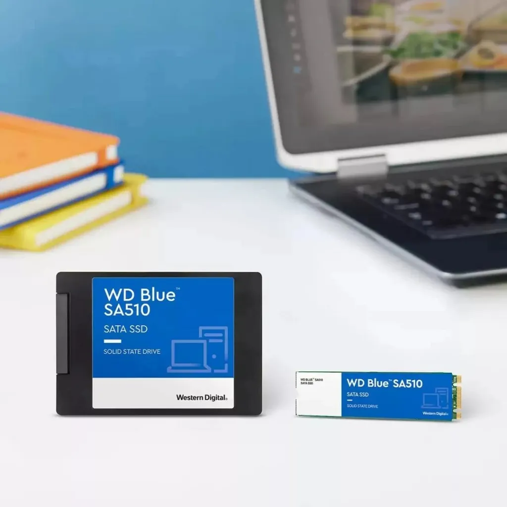 Disk SSD WD Blue SA510, M.2, 500GB, SATA III, i kaltër - 6