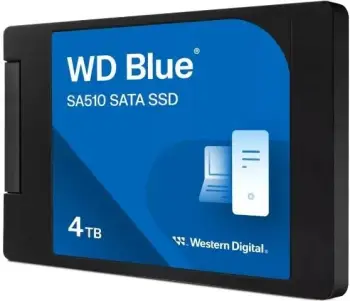 Disk SSD Western Digital WD Blue SA510 4TB, SATA III, i kaltër