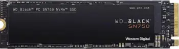 Disk SSD për lojëra WD_BLACK SN750, 2TB, M.2 2280, 3400MB/s, i zi