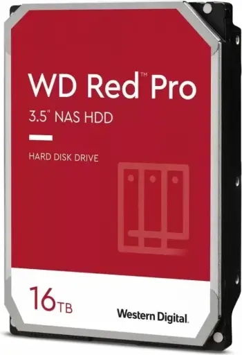Disk HDD Western Digital Red Pro WD161KFGX, 3.5", 16TB, SATA III, i kuq