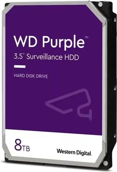 Hard Disk Western Digital WD Purple, 8TB, 3.5", SATA 6Gb/s, 256MB Cache - 1