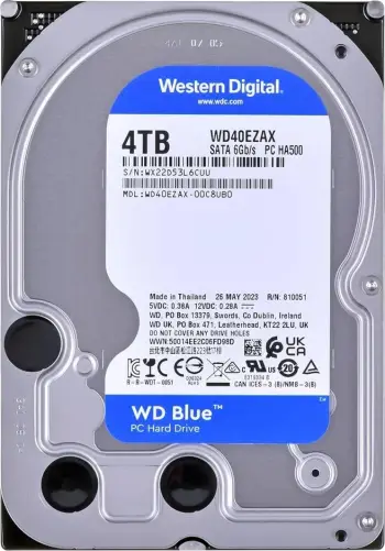 Hard disk Western Digital WD Blue, 4TB, 5400 RPM, SATA 6 Gb/s