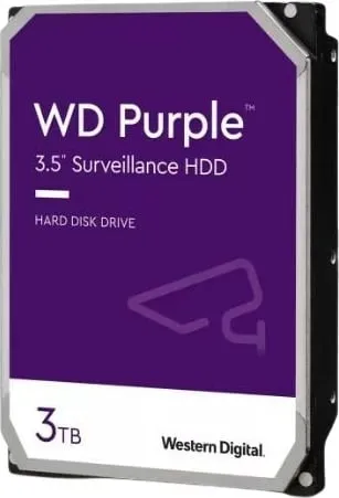 Hard Disk Western Digital WD Purple, 3.5", 3TB, 5400RPM, 256MB Cache - 2