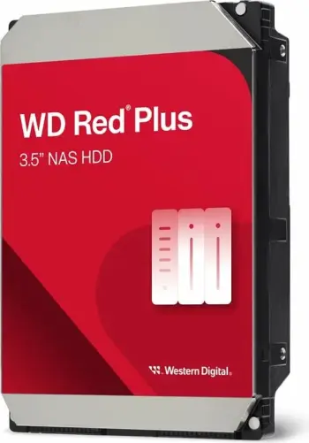 Hard Disk Western Digital WD Red Plus WD60EFPX, 6TB, 3.5", 5400RPM, 256MB Cache, SATA 6Gb/s, i kuq