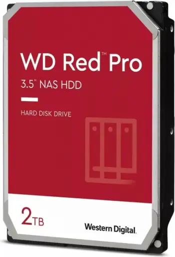 Hard disk Western Digital Red Pro, 3.5", 2TB, 7200 RPM, 64MB, i kuq