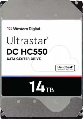 Hard disk Western Digital DC HC550, 14TB, 512MB Cache, SAS, i argjendtë