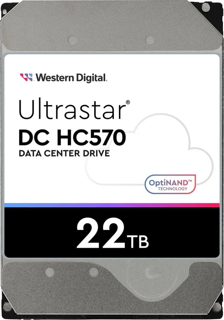 Disk për server WD Ultrastar DC HC570 (0F48052), 22TB, 3.5'', SAS-3 (12Gb/s) - 1