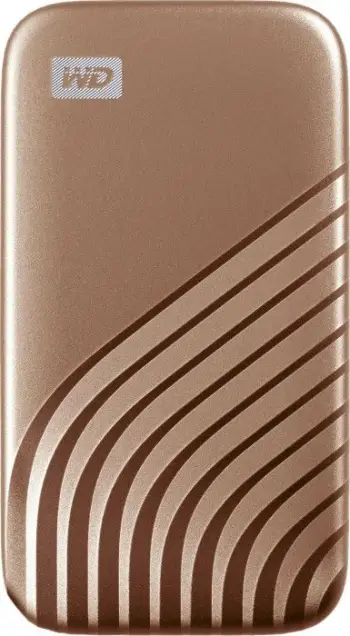 Disk i jashtëm SSD WD My Passport 2TB, i artë