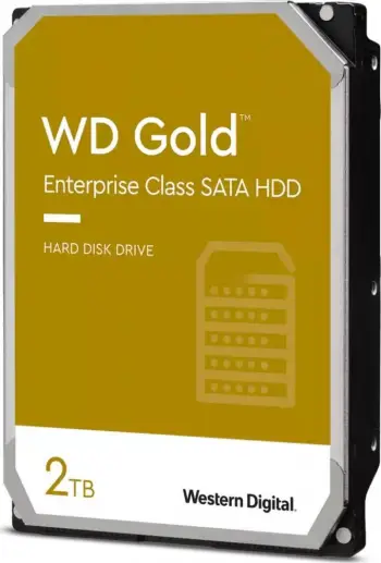 Hard disk për serverë WD Gold, 2TB, 3.5'' SATA III (6Gb/s)