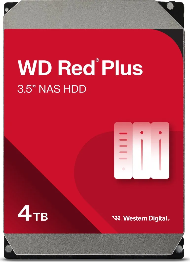Hard disk për server WD Red Plus 4TB, 3.5'', SATA III - 1