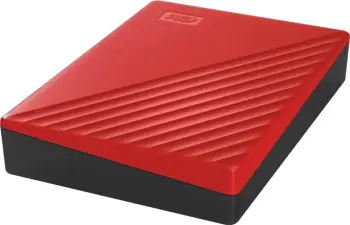 Disk i jashtëm WD My Passport 4TB, i kuq