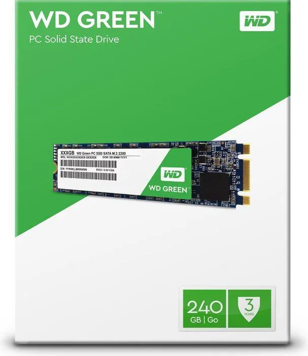 Disk SSD WD Green, 240GB, M.2 2280 SATA III - 2