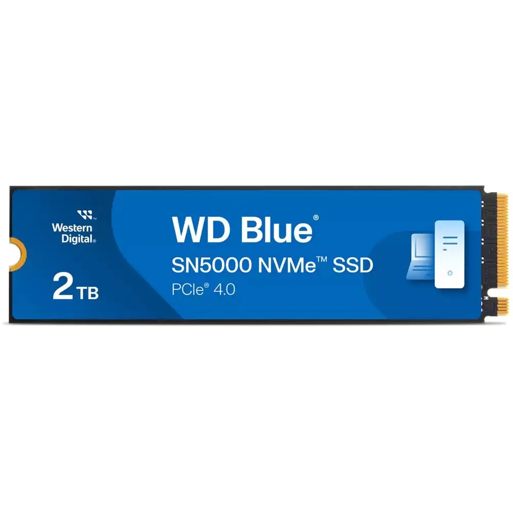 SSD WD Blue SN5000, 2 TB, M.2, PCI Express 4.0, NVMe - 1