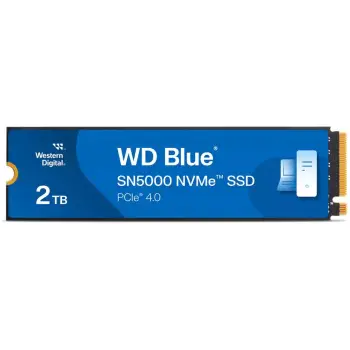 SSD WD Blue SN5000, 2 TB, M.2, PCI Express 4.0, NVMe