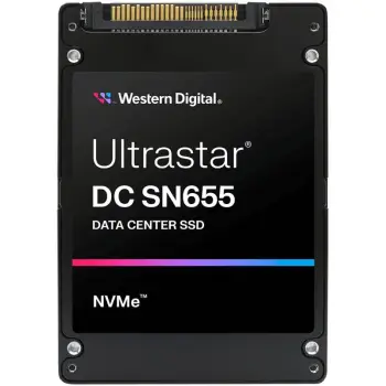 SSD të Jashtme WD Ultrastar DC SN655 / 2.5″ / 30.72TB / Datacenter / U.3 PCIe 4.0 NVMe / Internal / WUS5EC0B1ESP7Y3
