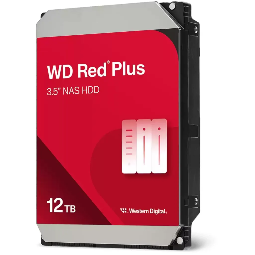 Hard disk i brendshëm WD Red Plus 12TB, 3.5", SATA, 512MB - 1