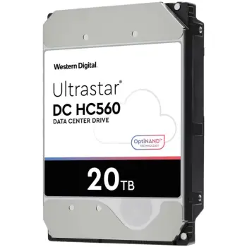 Disk i fortë intern WD Ultrastar DC HC560 WUH722020BLE6L4 20TB 3.5\" SATA 6Gb/s 7200rpm 512MB cache, zi/argjendtë