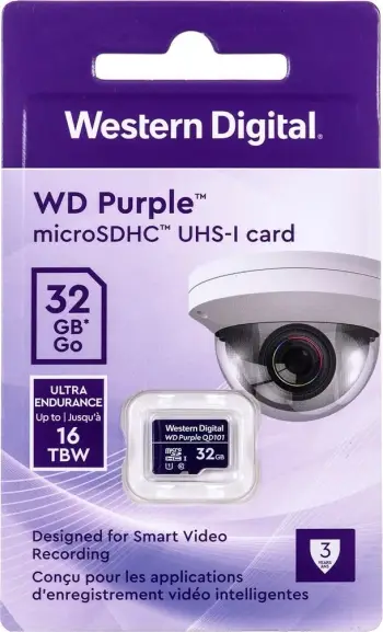 Kartë memorie WD Purple SC QD101 32GB, microSDHC