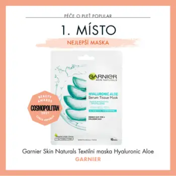 Maskë me serum hialuronik dhe aloe vera Garnier Skin Naturals, 28 gr