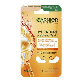 Maskë për sytë me lëng portokalli Garnier Skin Naturals Hydra Bomb, 6 gr