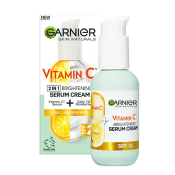 Serum-Krem 2-in-1 Brightening me Vitamin C, SPF 25 Garnier, 50 ml