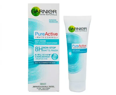 Gar.Skin.Pure Active Matte Control Anti Blemish Face Moisturiser 50Ml - 1