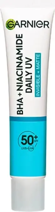 Fluid fytyre për femra Garnier PureActive BHA + Niacinamide SPF50+ 40ml