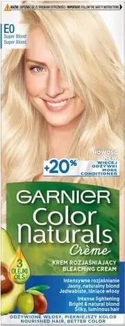 Ngjyrë për flokë Garnier Color Naturals, nr. E0 Superblond