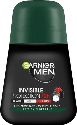 Deodorant roll-on për meshkuj Garnier Men Invisible Protection 72h, 50ml - 1