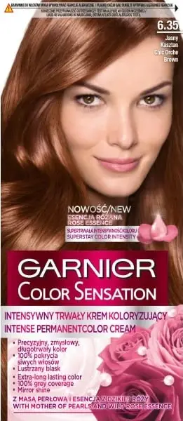 Ngjyrë për flokë Garnier Color Sensation Coloring Cream, 6.35 Chic Brown