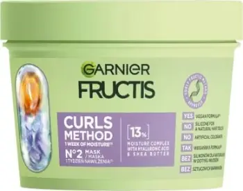 Maskë për flokë kaçurrela Garnier Fructis Curls Method për femra, 370ml
