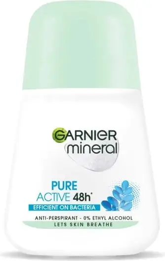 Antiperspirant roll-on për femra Garnier Mineral Pure Active 50ml
