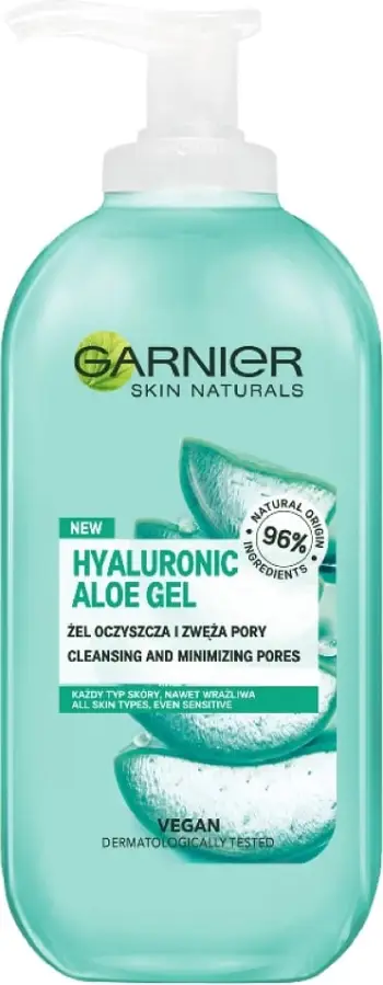 Xhel pastrues dhe ngushtues poresh me aloe hialuronik Garnier Skin Naturals, 200ml
