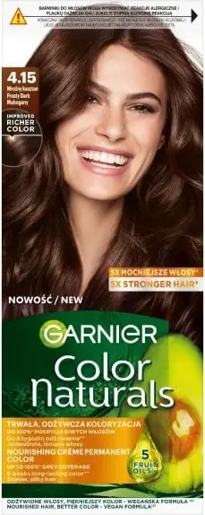 Ngjyrë për flokë Garnier Color Naturals, nr. 4.15