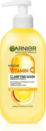 Xhel pastrues fytyre Garnier me vitaminë C, për lëkurë të lodhur, 200 ml