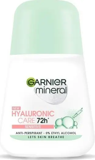 Antiperspirant roll-on për femra Garnier Mineral Hyaluronic Care 50ml