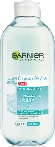 Ujë micelar për femra Garnier Czysta Skóra 3w1, 400ml