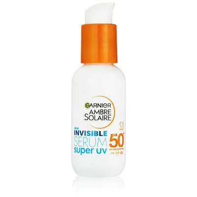 Serum ditor për fytyrë Garnier UV radiation SPF 50 (Invisible Serum, 30 ml - 1