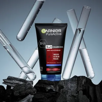 Trajtim 3 në 1 kundër pikave të zeza Garnier Pure Active, 150 ml - 8