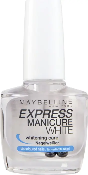Llak për thonj Maybelline Express Manicure White, 10 ml