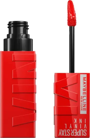Buzëkuq i lëngshëm Maybelline Superstay Vinyl Ink, 25 Red Hot, 4.2 ml