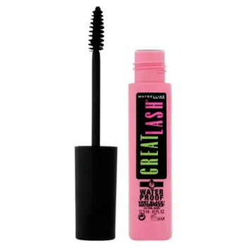 Maskarë për qerpikë Maybelline Great Lash Waterproof, Very Black, 12.5 ml