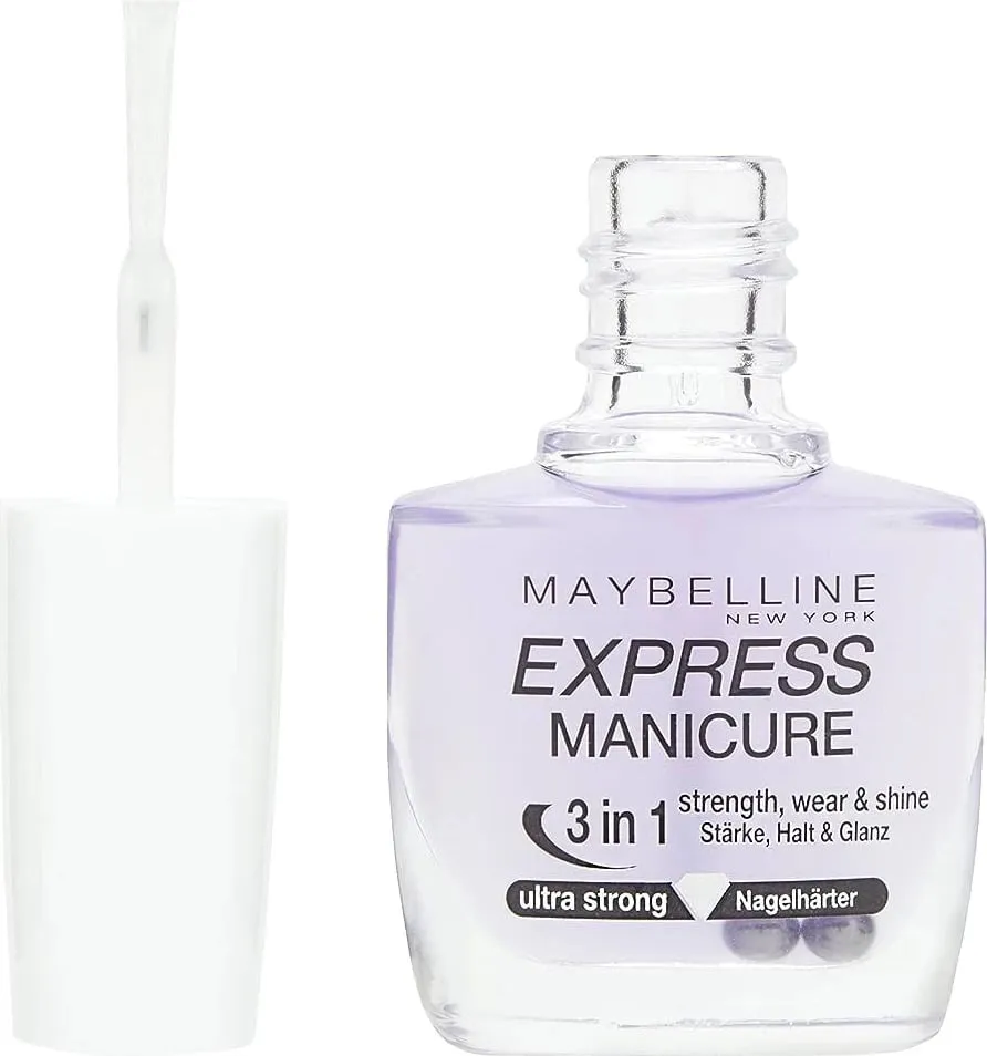 Forcues për thonj Maybelline Express Manicure 3 In 1 Strength, Wear & Shine, 10 ml - 2