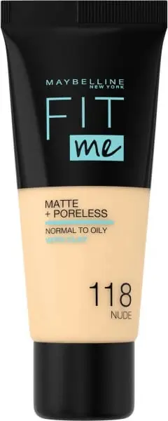Fondatinë Maybelline Fit Me, nr. 118 Nude, 30ml