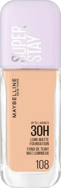 Krem pudër Maybelline Super Stay, 108 Lumi-Matte 30H, 35 ml