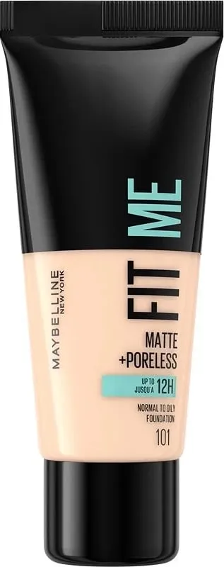 Krem pudër Maybelline Fit Me, Matte+Poreless, no.101, 30ml - 1
