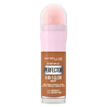 Krem pudër Maybelline 4 In 1 Glow, 03 Medium Deep, 20 ml
