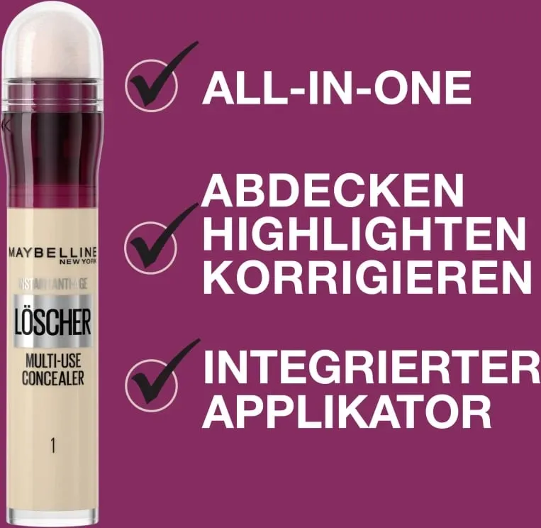 Korrektor për grim Maybelline Eraser, no. 07 Sand, 6.8ml - 6