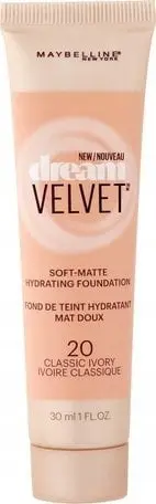 Fondatinë Maybelline Dream Velvet, mbulim i plotë, 30 ml, Classic Ivory