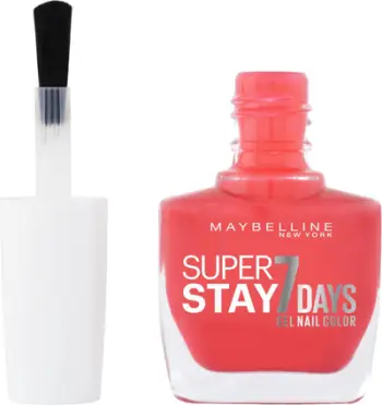 Llak për thonj Maybelline Super Stay 7 Days Forever Strong, 490 Hot Salsa, 10ml